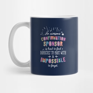 An awesome Confirmation Sponsor Gift Idea - Impossible to Forget Quote Mug